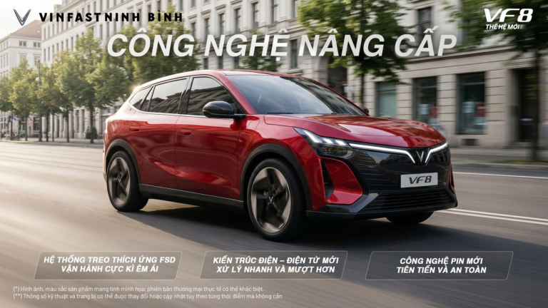 VF 8 THẾ HỆ MỚI – NÂNG TẦM CÔNG NGHỆ ĐỂ TRẢI NGHIỆM TỐT HƠN